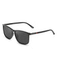 KINGSEVEN N7365 men shiny black gray polarized sunglasses TR90 frame