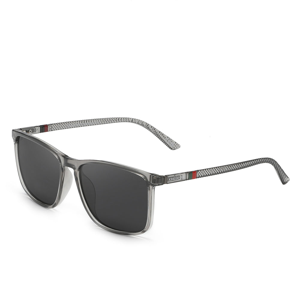 KINGSEVEN N7365 men gray gray polarized sunglasses TR90 frame