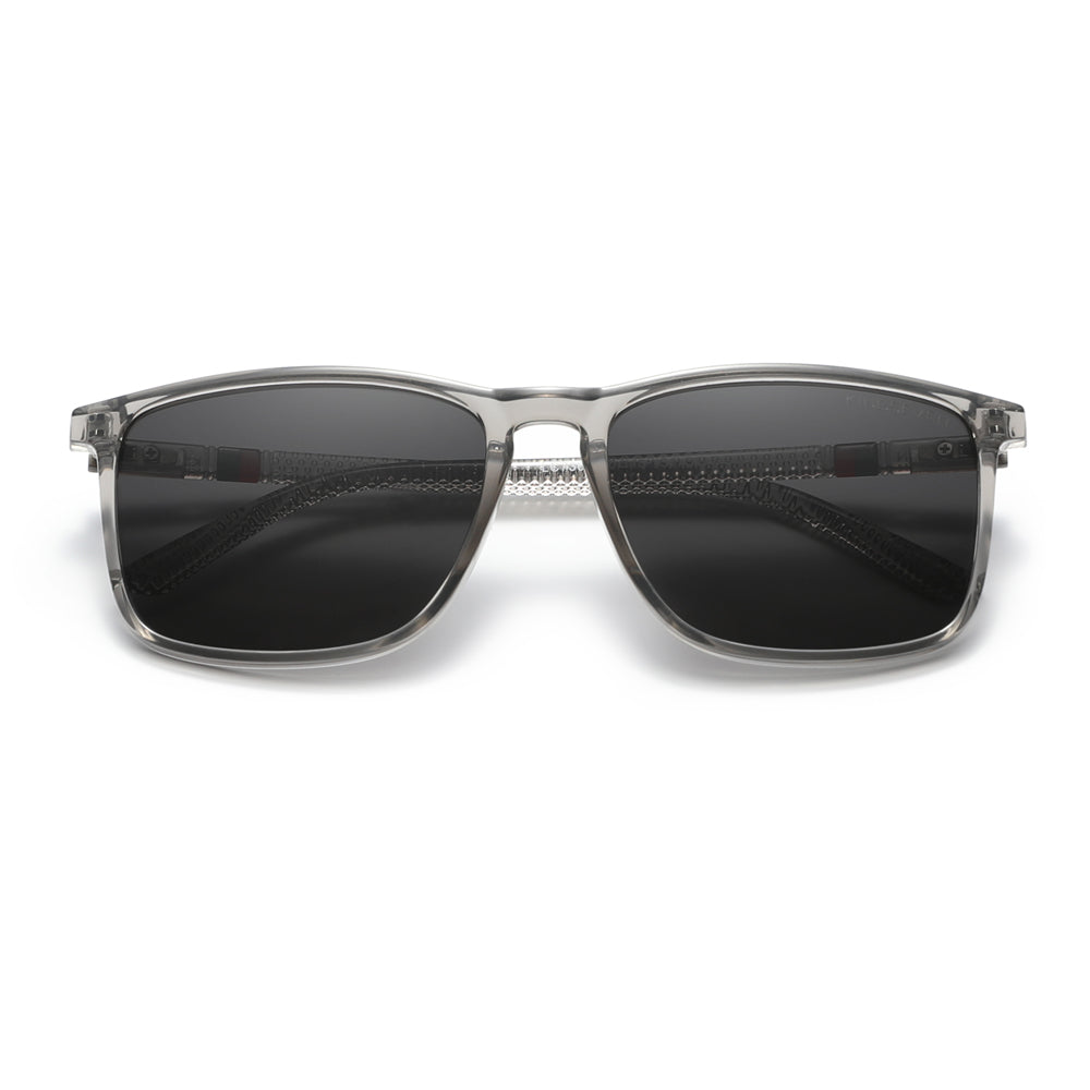 KINGSEVEN N7365 men gray gray polarized sunglasses TR90 frame