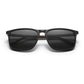 KINGSEVEN N7365 men matte black gray polarized sunglasses TR90 frame