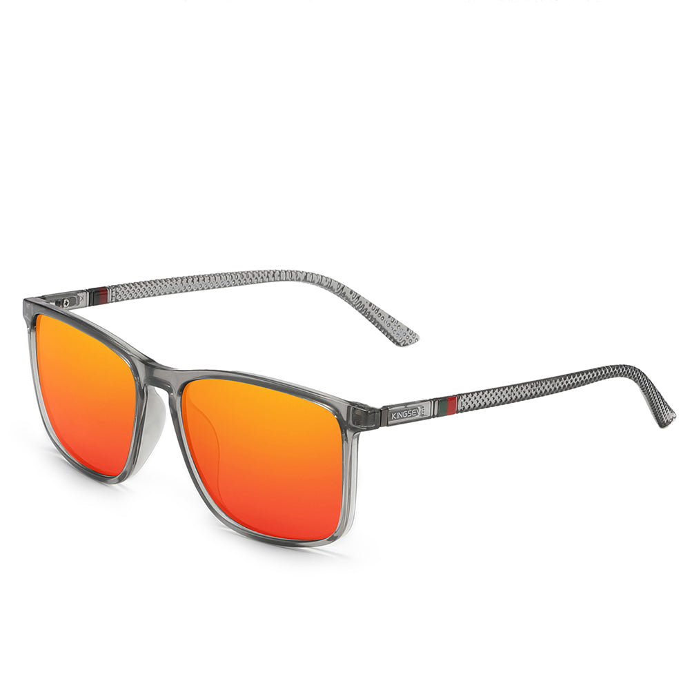 KINGSEVEN N7365 men red polarized sunglasses TR90 frame