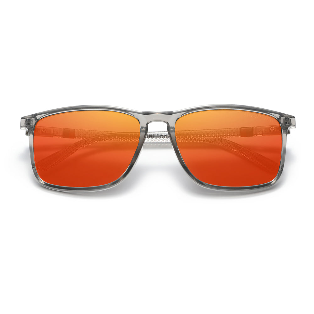 KINGSEVEN N7365 men red polarized sunglasses TR90 frame