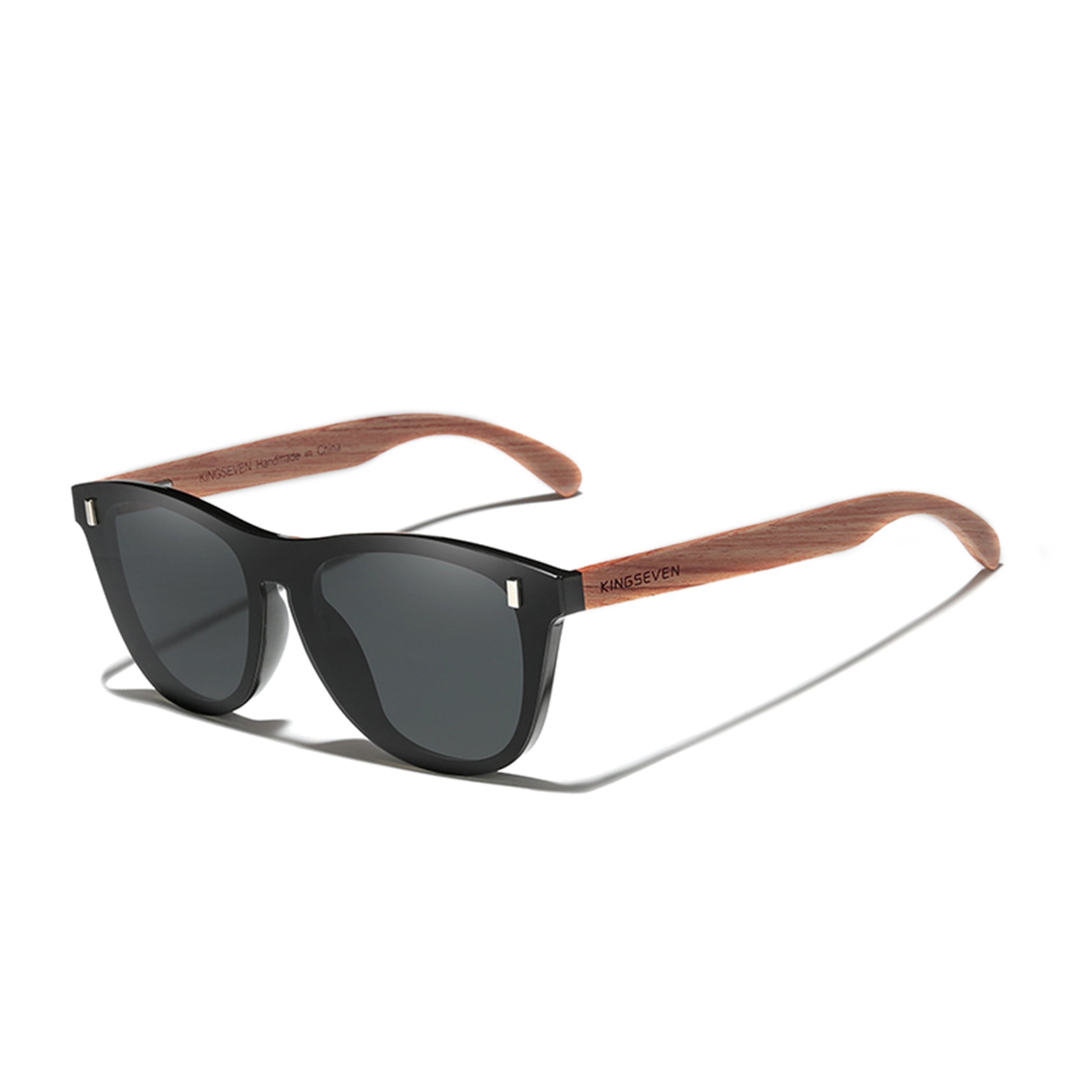 KINGSEVEN W5510 olarized sunglasses wooden frame