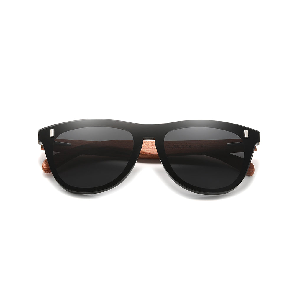 KINGSEVEN W5510 olarized sunglasses wooden frame