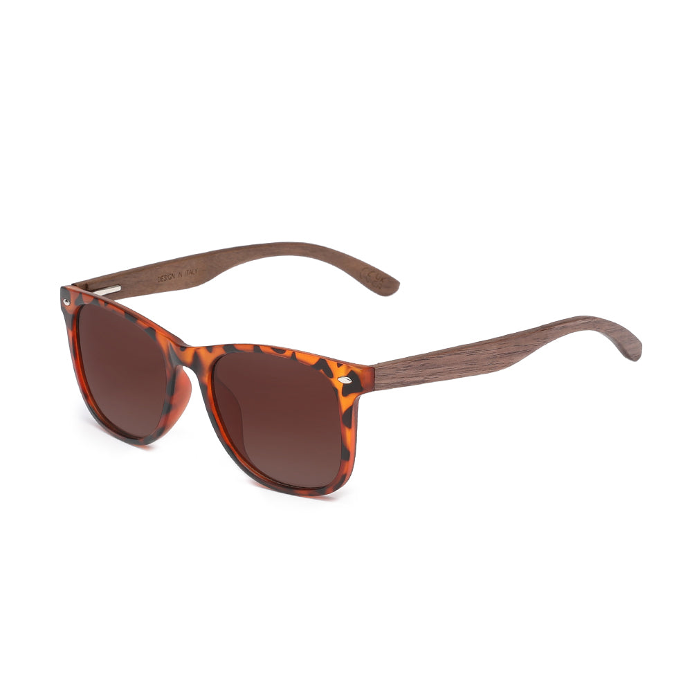 KINGSEVEN W5523 polarized sunglasses wooden frame