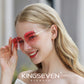 Woman wearing KINGSEVEN N807 sunglasses outdoor