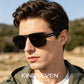 Man wearing KINGSEVEN N7309 sunglasses outdoor