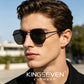 Man wearing KINGSEVEN N7116 sunglasses outdoor