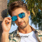 Man wearing KINGSEVEN N7118 sunglasses outdoor
