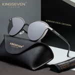 KINGSEVEN N7824 silver polorized sunglasses for women