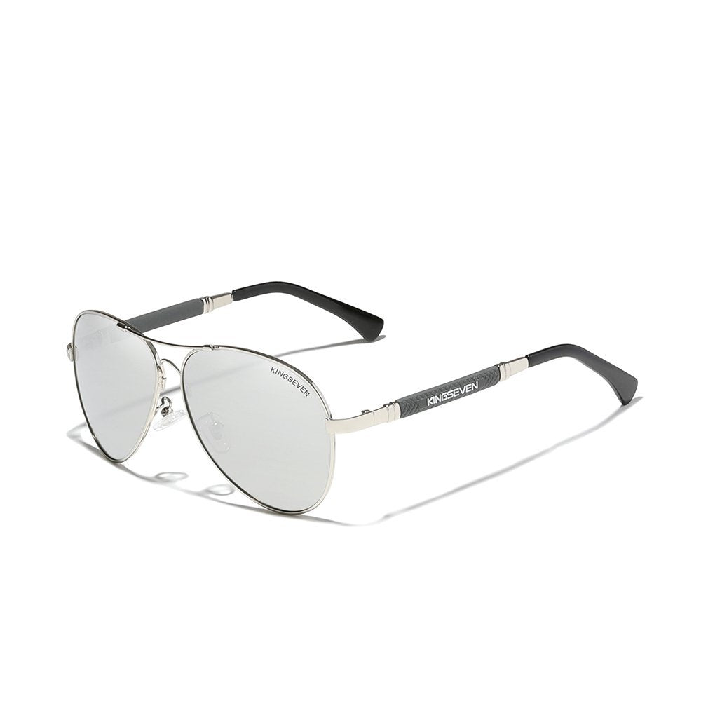 KINGSEVEN N7730 mirror silver polarized lens UV400