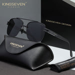 KINGSEVEN N7666 black gray polarized sunglasses