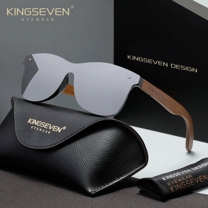 KINGSEVEN W5504 silver polorized sunglasses