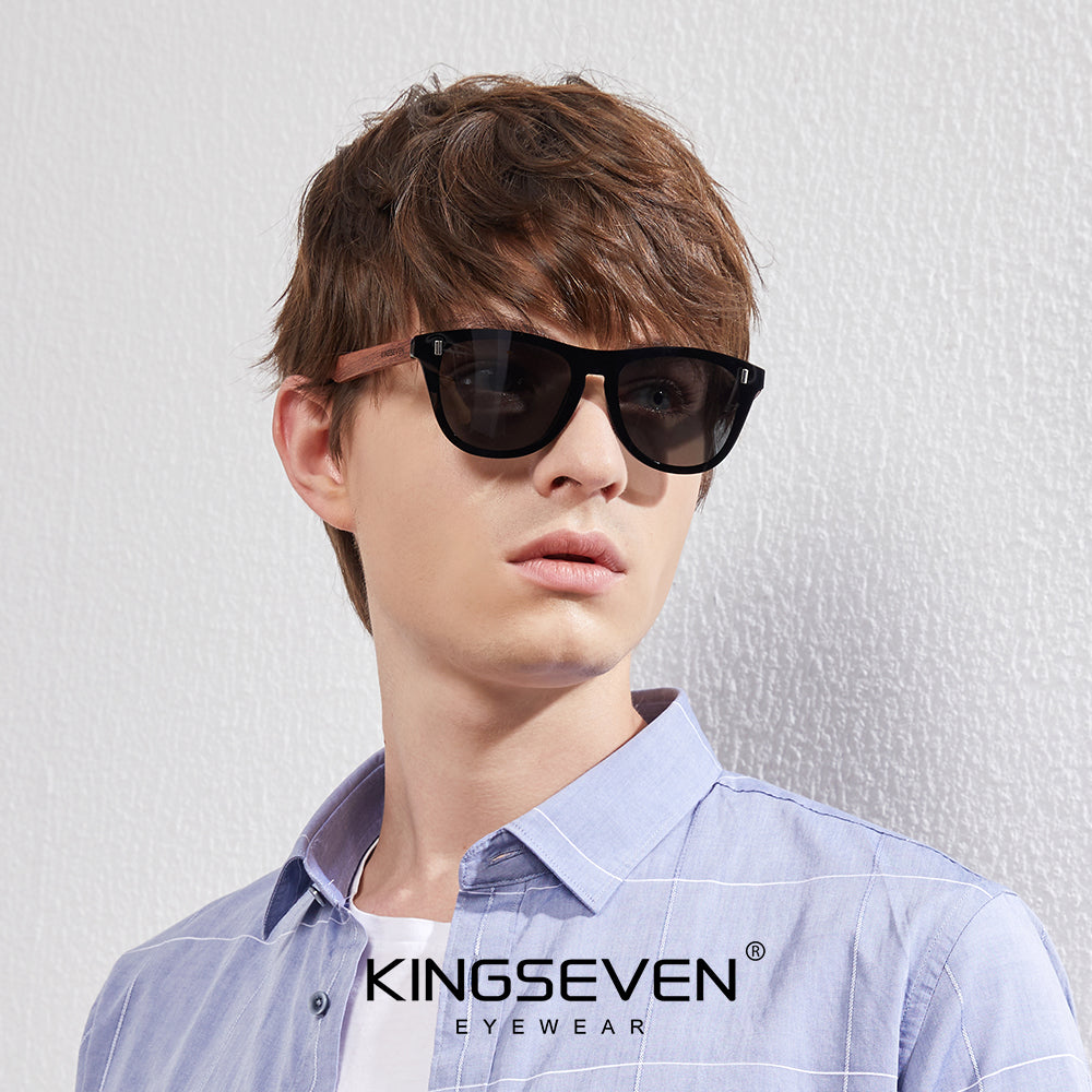 Man wearing KINGSEVEN W5510 sunglasses outdoor