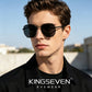 Man wearing KINGSEVEN N7116 sunglasses outdoor
