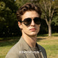 Man wearing KINGSEVEN LE796 sunglasses outdoor