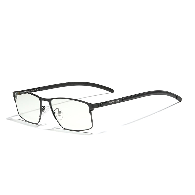 KINGSEVEN N9186 men blue light sunglasses titanium frame