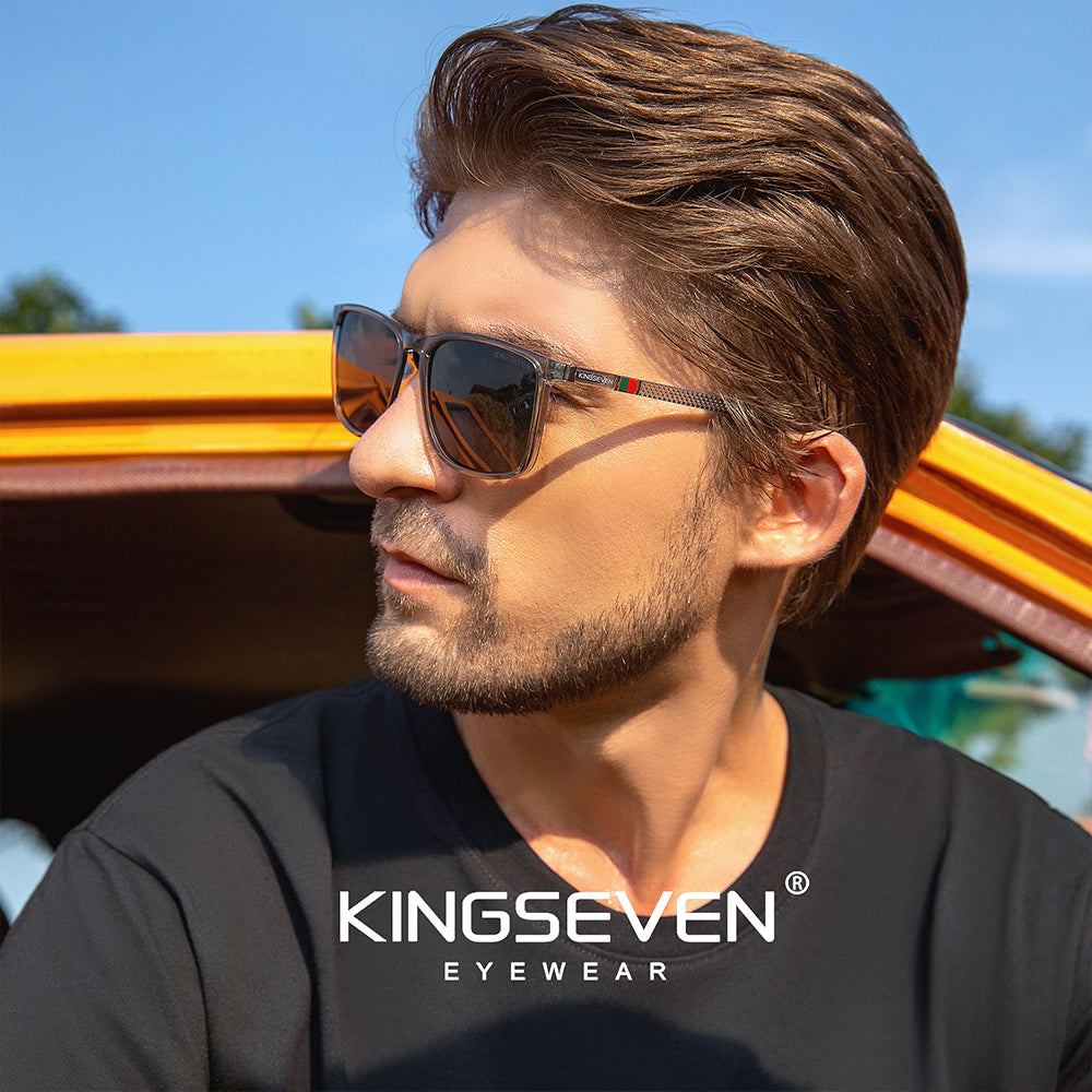 Man wearing KINGSEVEN N7365 sunglasses outdoor