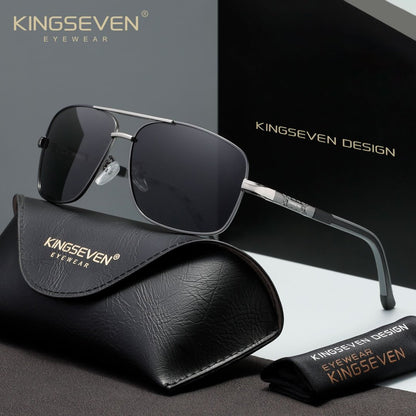 KINGSEVEN N724 gun gray polorized sunglasses for men