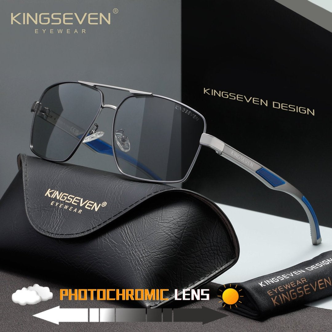 sun KINGSEVEN Men Aluminum Polarized Sunglasses UV400 Protection N7719