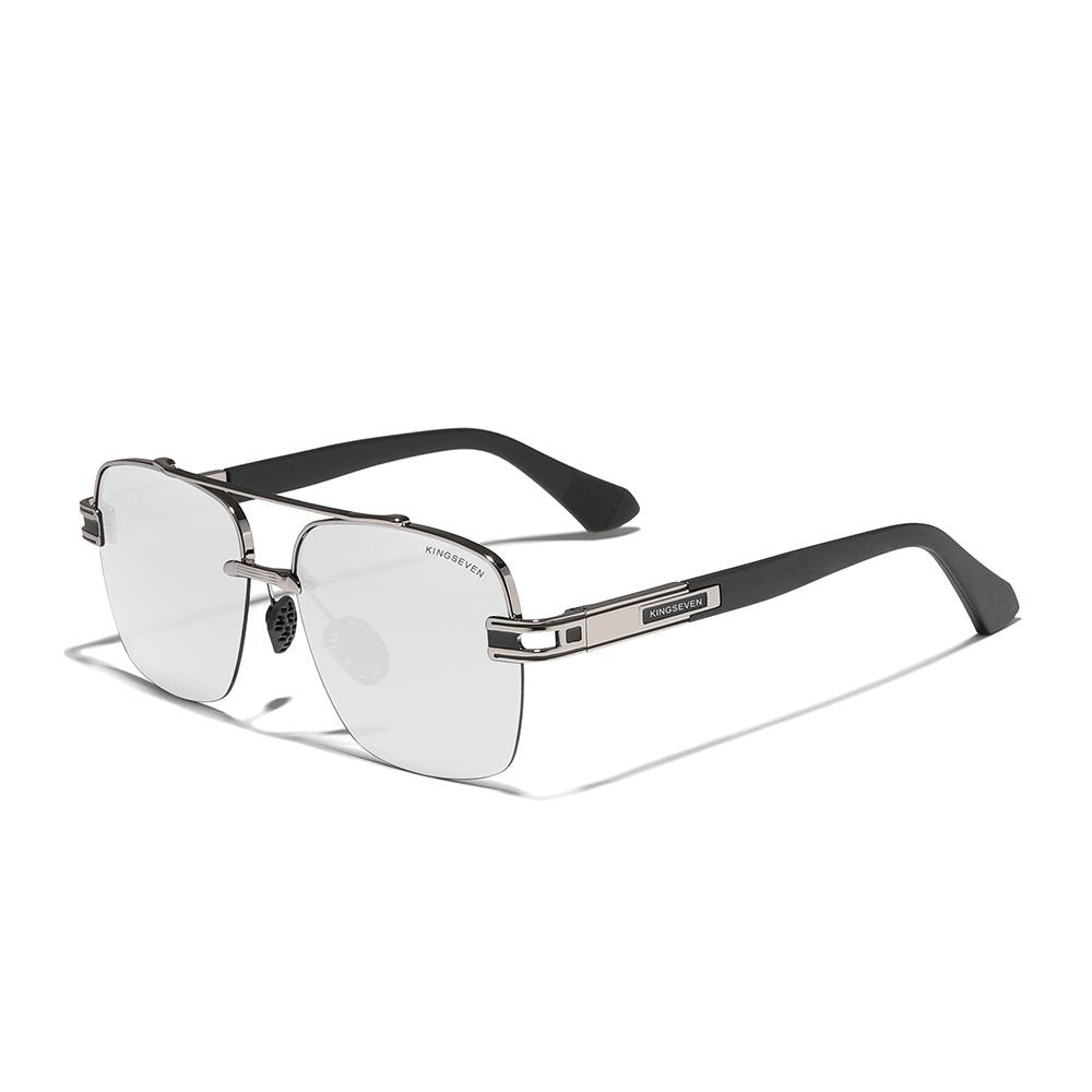 KINGSEVEN N7666 gun white polarized lens UV400 protection