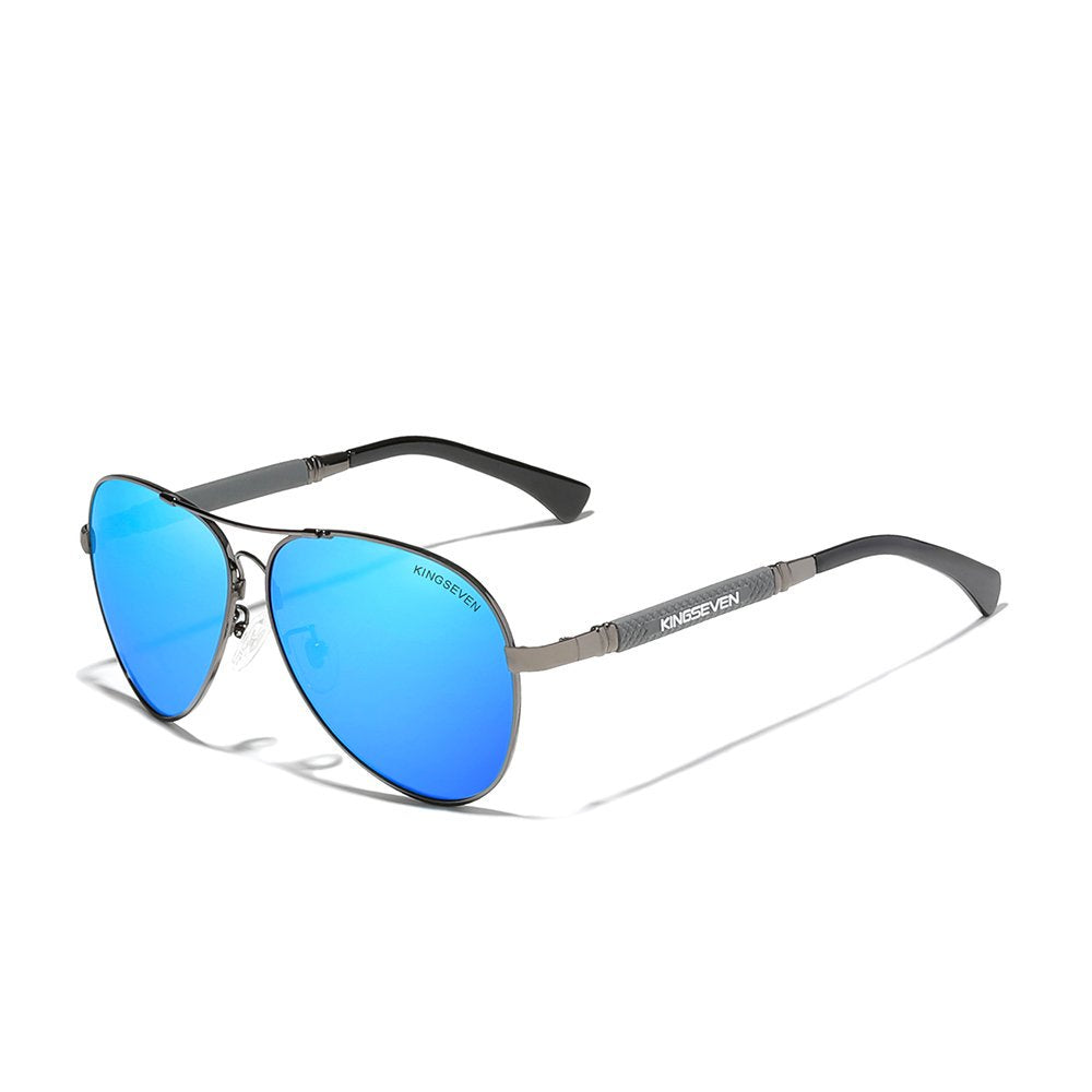 KINGSEVEN N7730 gun blue polarized lens UV400