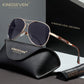 KINGSEVEN N7730 gold gradient gray polorized sunglasses for men