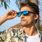 Man wearing KINGSEVEN N799 sunglasses outdoor