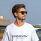 Man wearing KINGSEVEN LE530 sunglasses outdoor
