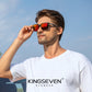 Man wearing KINGSEVEN LE530 sunglasses outdoor