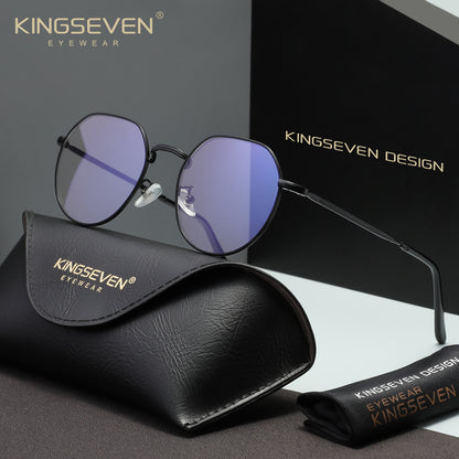 KINGSEVEN Aluminum 45% Blue Light Blocking Sunglasses UV400 Protection N4527