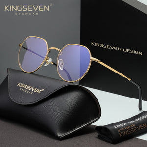 KINGSEVEN Aluminum 45% Blue Light Blocking Sunglasses UV400 Protection N4527