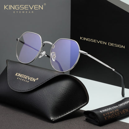 KINGSEVEN Aluminum 45% Blue Light Blocking Sunglasses UV400 Protection N4527