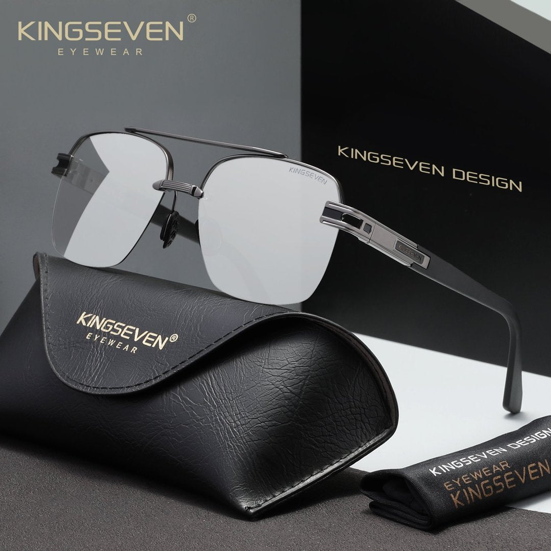 KINGSEVEN N7666 gun white polarized sunglasses