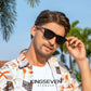 Man wearing KINGSEVEN W5520 sunglasses outdoor