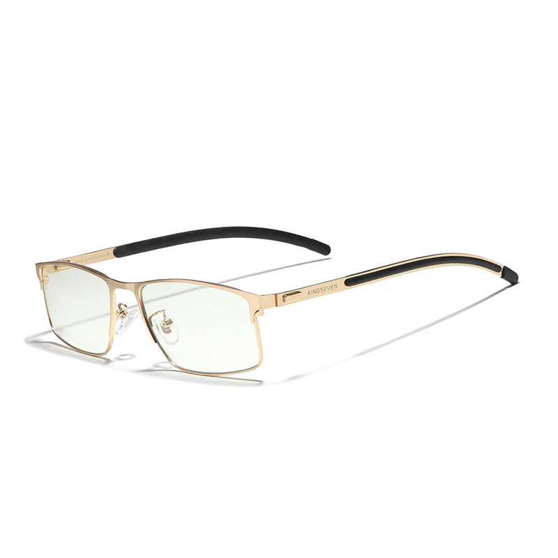 KINGSEVEN N9186 men blue light sunglasses titanium frame