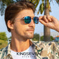 Man wearing KINGSEVEN N7118 sunglasses outdoor