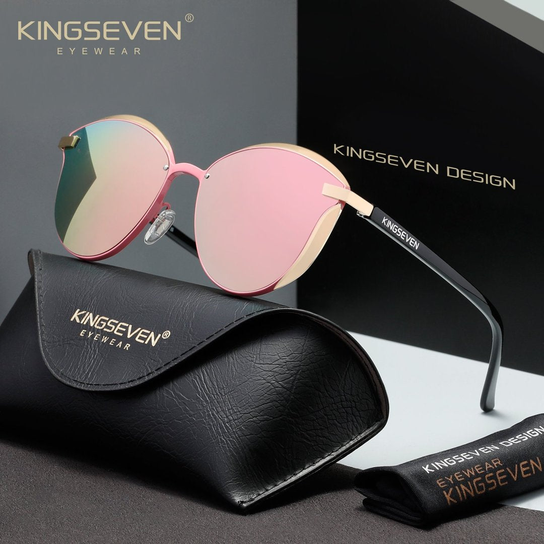 KINGSEVEN N7824 pink polorized sunglasses for women