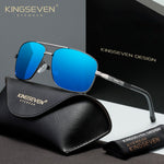 KINGSEVEN N724 gun blue polorized sunglasses for men
