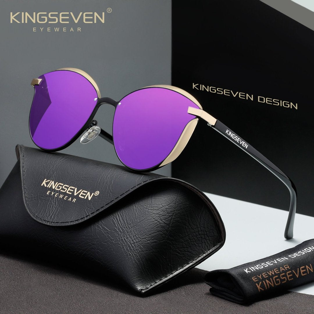 KINGSEVEN N7824 purple polorized sunglasses for women