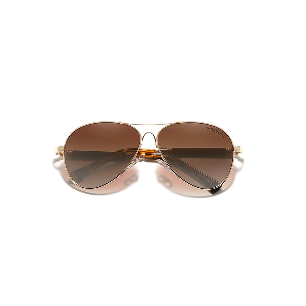 KINGSEVEN N7730 gold brown polarized lens UV400