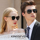 KINGSEVEN Women Cat-Eye Polarized Sunglasses UV400 Protection N7824