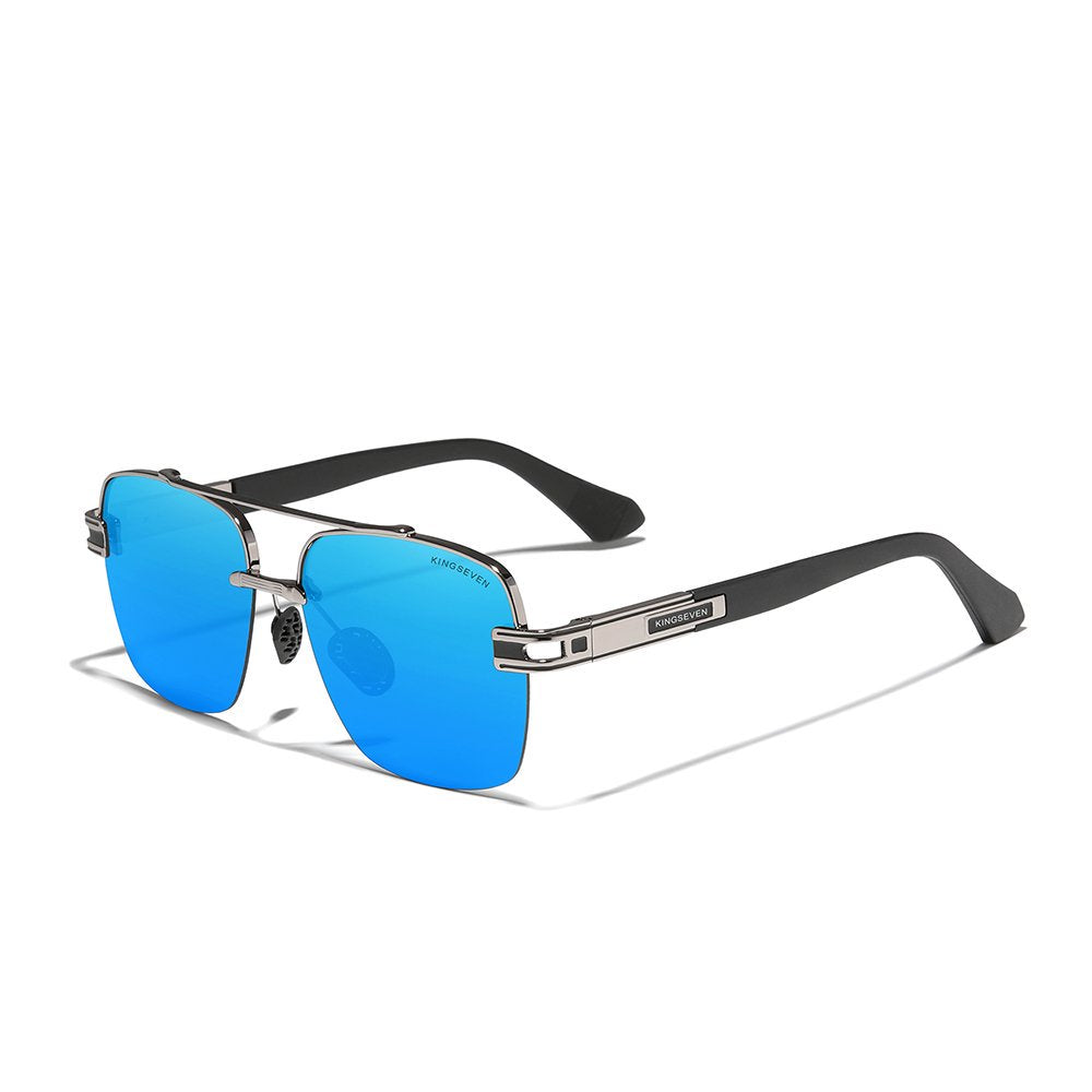 KINGSEVEN N7666 gun blue polarized lens UV400 protection