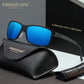 KINGSEVEN N7021 black-blue polarized sunglasses for men