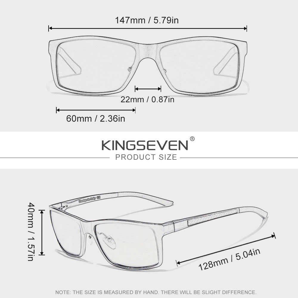 KINGSEVEN N7021 sunglasses size