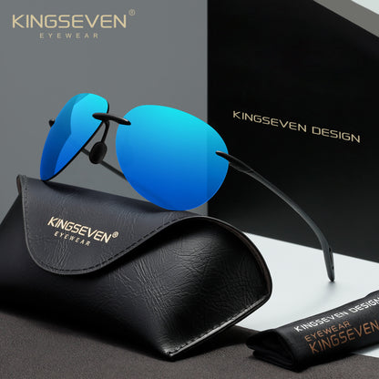 KINGSEVEN N7027 blue polarized sunglasses for men