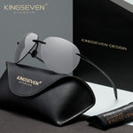 KINGSEVEN N7027 white polarized sunglasses for men