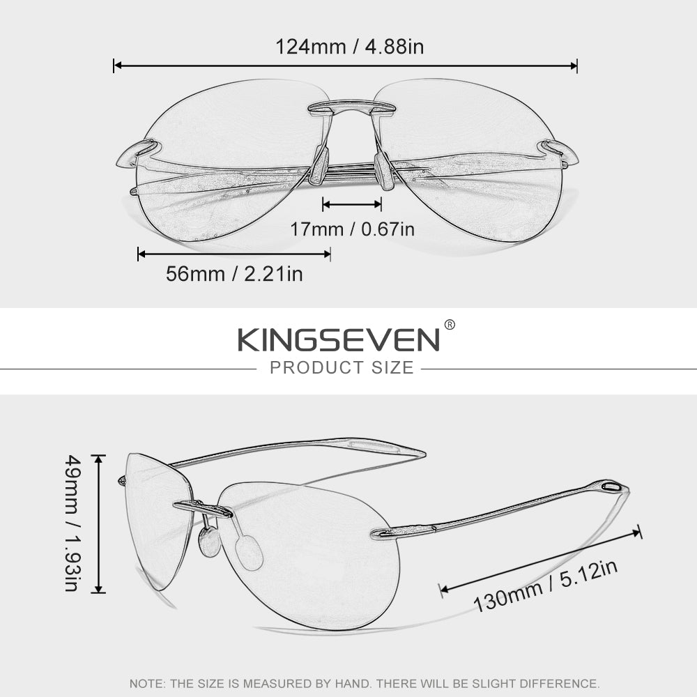 KINGSEVEN N7027 sunglasses size