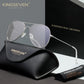 KINGSEVEN N7715 silver 45% blue-light blocking sunglasses for men
