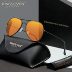 KINGSEVEN N7715 black 99% blue-light blocking sunglasses for men